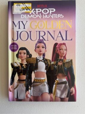 Netflix K-Pop Demon Hunters My Golden Journal - Pink & Gold NEW